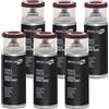 SIMPLETEK - 6X Bomboletta Vernice Spray Acrilico Marrone Mogano RAL 8016 Universale Multimateriale Rapida Asciugatura Interni Esterni 400ml (kit 6 pezzi)