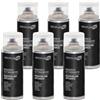 SIMPLETEK - 6X Bombolette Spray Vernice Smalto per Radiatori Elettrodomestici Lavatrici Frigo Bianco Puro V400RAD.2 RAL 9010 400 ml (Kit da 6 pezzi)