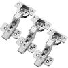 SOTECH Blum Set di 3 cerniere per battuta interna 71B3750 110° con chiusura | automatica incl. piastre di montaggio con regolazione eccentrica 173H7100
