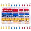 HUAZIZ 290 Pezzi Forcella Spada Connettori Elettrici Set, Isolati Capicorda Elettrici Crimp, Crimpatrice Crimp Terminale Set