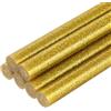 QUARKZMAN 6Pz Stick Colla a Caldo Dimensioni Standard per Pistola per Colle 11mm x 200mm Colla a Caldo Bastoncini Grandi Ricariche, Glitterato Oro