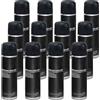 SIMPLETEK - 12X Bomboletta Spray Nero Tracciante Marker 360° Muratura Asfalto Pavimenti Alta Visibilità V403NERO 500 ml (Kit da 12 pezzi)