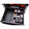 Kos Design Compatibile con MILWAUKEE Packout - Inserto PLA+ stampato 3D per Batterie M12 / M18 | Organizer su misura per 2 cassetti Packout - Robusto e realizzato con precisione (Batterie #3)