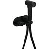 FQYEP Doccetta Bidet Per Wc Con Miscelatore Doccino Per Bidet E Wc Doccia Per Lavandino Tutto In Rame nero Interruttore Rotante