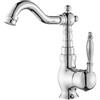 EGTink Rubinetto da bagno cromato miscelatore lavabo in ottone miscelatore monocomando rubinetteria del lavandino del bagno G3/8