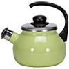 Krüger Haushaltswaren KRÜGER Juist 18018PAG Karl Bollitore a fischio, in Acciaio smaltato, ø 18 cm, Colore: Verde Pastello