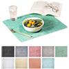modern-twist Tovaglietta rettangolare moderna, 40,6 x 35,6 cm, Silicone, Pino., Placemat Rectangle