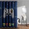 Lush Decor Tenda da doccia per videogiochi, 182,9 x 182,9 cm, blu navy