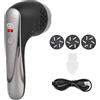 Dreamhigh® Lima Elettrica per Piedi, Pedicure Professionale Cura Piedi IPX6 con Indicatore di Batteria da 1200 mAh, con 3 Testine Smerigliate di Ricambio, Rimuovi Calli Togli Fresa e Duroni Talloni