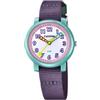 Calypso Orologio Analogico Uomo e Donna | Unisex in Nylon Viola, Movimento al Quarzo, Vetro ad Alta Resistenza, Impermeabile 5 ATM K5811/3