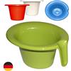 Kabea Abhato - Vasino per pannolini senza pannolini, ovale, con manico (modello successivo al vasino originale Asia/Cina, colore: verde (polipropilene)