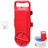 Generic Lavatrice portatile per secchio, per secchi da 5 galloni | Agitatore automatico per bucato con timer, rotazione unidirezionale, per capi leggeri, camper, campeggio, dormitori(Red)