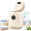 Generic Lavasciuga completamente automatica, con carico e scarico dell'acqua | Mini lavatrice per biancheria intima, lava/centifuga/asciuga, per campeggio, appartamento, viaggi