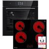 KKT KOLBE Set forno e piano cottura SET8017TFTCH5900RL, 60 cm | Display touch TFT, Soft Close, Pulizia catalitica, 4 zone, Comandi touch, Funzione pizza, Grill, Aria calda