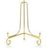 Tincogo 8 Pollici Argento Ferro Supporto Cavalletto Decorativo per foto, piatti, cornici, libri di cucina, piatti decorativi, tablet e arte,oro 2 Pezzi