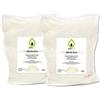 Purespa By purenail Purespa, Cera di soia Bianca Naturale Ecologica, 2 kg, Cera Premium per Realizzare Candele, Cosmetici 2 sachetto x1 kg = 2 kg