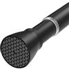 HAOYUNTE Asta per tende senza foratura, 75-160 cm, Ø 22 mm, asta di serraggio telescopica, asta regolabile per finestre, doccia, porta e armadio (nero)