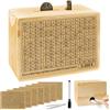 YIYICO Salvadanaio in Legno 10000 Euro 5000 3000 2000 1000 500 Money Box | Money Box non Apribile Scatola Salvadanaio con Contatore Scatola Risparmia Soldi con Obiettivo di Risparmio per Adulti