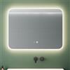 Mai & Mai Specchio da Bagno Appeso, Specchio a LED da Parete 60x80cm/80x60cm