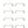 HWIREUIGT 8X Connettore Portalampada con Portalampada R7s Maniglia per Ceramica in Metallo per Luce di Inondazione, 118mm