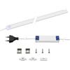 LUCEA LED CONCEPT LUCEA Barra LED Sottopensile 300cm - Luce Fredda 5000K - Profilo Bianco - Sensore Touch Dimmer, 2200 lm/m, 120 LED/m, Kit Completo