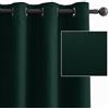 CYCMACO Tenda Oscurante Termica da Interno 2 Pezzi 140x280cm, Verde Scuro | Termiche Isolanti, Anti-Rumore, Tende Camera Da Letto Con Occhielli, Moderna Tende Per Interni Per Camera E Soggiorno