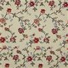 Kt KILOtela - Tessuto per metri di tappezzeria, jacquard gobelino, tappezzeria, decorazione, larghezza 280 cm, lunghezza a scelta 50 in 50 cm | rosal, floreale Bilbao - rosso, blu, verde