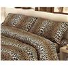 L'Emporio Casa Set Completo Lenzuola Leopardato - Zebrato Matrimoniale Lenzuolo Morbidissimo 100% Cotone Italiano (LEOPARDATO)