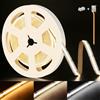 illuburg 24V Striscia LED COB CCT Bianco Caldo Neutro Freddo 2700K-6500K 5m 576LED/m CRI90+ Dimmerabile Autoadesiva Banda Barra Strip Luminosa