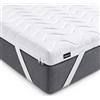 POKAR Topper 110x180 cm Una Piazza e Mezza | Premium 5 cm Comfort | Coprimaterasso Sfoderabile per Letto e Divano | Fodera Lavabile in Lavatrice, Antiscivolo | OEKO-TEX | Made in EU