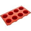 silikomart | SF028 Stampo in Silicone per Monoporzioni CILINDRO | Confezione da 1 Stampo per Dolci, Antiaderente, ø 60 h 35 mm, 8 Cilindri, Made in Italy