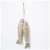 Duories Ciondolo legno forma pesci,stile retrò mediterraneo,decorazione appendere forma pesce con cordino,decorazione parete,decorazione per casa,appartamento,dormitorio,decorazione della stanza,legno L