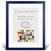 RahmenMax PuzzelMax - Cornice portafoto per poster, 40 x 100 cm, blu scuro, 100 x 40 cm, con vetro sintetico trasparente