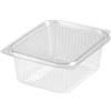 Generico set Vaschette per Alimenti con Coperchio attaccato Trasparenti in Pet VARIE MISURE Contenitori per Alimenti Riutilizzabili Chiusura ermetica (50 pz 102x95x55 mm 375 ml)