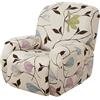 ZEaink Copridivano Relax Reclinabile Elasticizzato 1/2 /3 Posti, Copripoltrona Relax Reclinabile Universale con Tasche, 4/6/8-Pezzi Fodera per Poltrona Lavabile, Coperture per Elettrica Divano ( Color : #1 ,