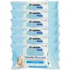 MAURY'S IL NUMERO UNO DEL RISPARMIO Hydra Viva+ Set 6CF Salviette Struccanti Umidificate 3IN1 - Pelli Sensibili, con Vitamina E, Acqua Micellare, Azione Delicata, Idrata, Dermatologicamente Testate - Made in Italy