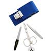 Alpen Secrets Alpen 6810. Set manicure in ecopelle, chiusura magnetica, Forbici unghie doppio uso, pinzetta, limetta