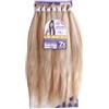 Ser Mulher Capelli SUPER JUMBO PREMIUM Braid per Treccine Africane PESO: 609g, LUNGHE: 75cm Pre-Stretched - Hair Braiding Extension, Anellini per Styling COMPRESI, (Biondo/Miele Platino Meches, 75 cm)