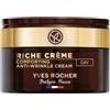 Yves Rocher Riche Crème Crema Viso Anti Rughe Giorno 50 ml | Crema viso anti età nutriente con Olio di 1000 Rose e 30 Oli Preziosi per pelli secche e mature