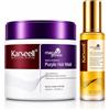 Karseell MACA CARE SYSTEM Set Maschera Capelli Viola Antigiallo Professionale + Olio di Argan Idratante Riparatrice Nutriente Capelli Biondi Grigi Platino Secchi Danneggiati Anticrespo Senza Solfati