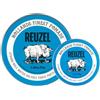 REUZEL Blue Pomade 2026 Road Trip Set 95g + 35g Travel Tin | Water Based Strong Hold High Shine Pomade. Concentrated Barber-Grade Styling for Most Hair Types. Vegan.