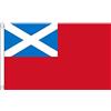 AZ FLAG Bandiera Red Ensign scozzese 90x60 cm Poliestere 100D 2 Occhielli | Uso interno ed esterno bandiera decorativa storica di Scozzia doppie cuciture e bordi rinforzati con occhielli metallici