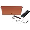 Prosperplast Prosper Plast dcm500 W-r624 50.8 x 18.8 x 17.3 cm Camelia Vaso di Fiori con Ganci - Terracotta (Pezzi)