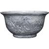 GROWSCAPE Classic Home & Garden Fioriera a Ciotola, Resina, Granito Grigio