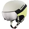 HEAD YUKI VISOR lime swirl Casco Sci Bambino