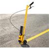 VEVOR Canna Traccialinee per Segnaletica a Terra Orizzontale a 2 Ruote, per Uso Industriale, Ideale per Parcheggi, Strade e Campi, Leggera e Facile da Spingere, Marcatura a Vernice, Colore Giallo