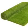 SPRINGOS Prato artificiale, 5 x 2 m, 30 mm, tappeto erboso da giardino, resistente ai raggi UV, con fori di drenaggio, erba sintetica per esterni, per balcone, terrazza, patio, animali domestici