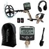 Minelab X-Terra Voyager 'Tactical' Edition Metal Detector - Rilevatore di metalli per adulti con bobina impermeabile, 4 modalità di rilevamento, ID bersaglio trasparente, display retroilluminato con