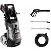LAVOR Vertigo - Idropulitrice Vertigo 26 PRO 170 Bar, motore a induzione 2600 W, pompa in ottone, 540 l/h, con funzione di aspirazione dell'acqua, sistema ASS, avvolgitubo, pulizia perfetta per auto e