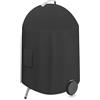 Vnierxful Copertura per barbecue Weber, Master Touch, 57 cm, 600D Oxford, per Weber (diametro 63 x 88 cm), copertura per barbecue a gas, impermeabile, antivento